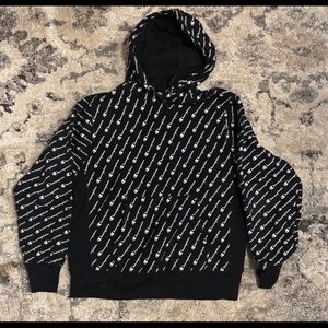 Champion Black Patterned Men's Hoodie